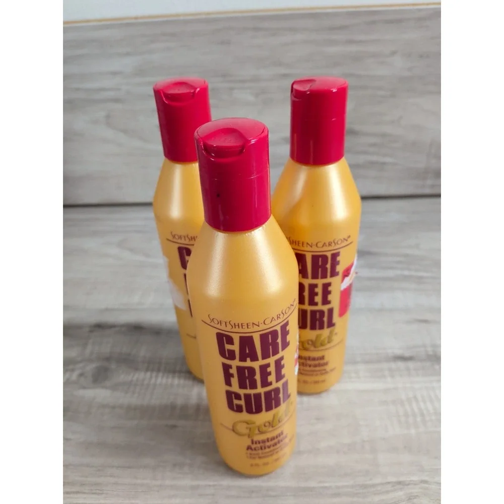 SoftSheen Carson Care Free Curl Gold Hair Instant Activator 8 fl oz New